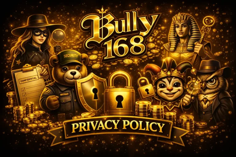 นโยบายความเป็นส่วนตัว bully168 การจัดการข้อมูลและความปลอดภัยผู้ใช้งาน